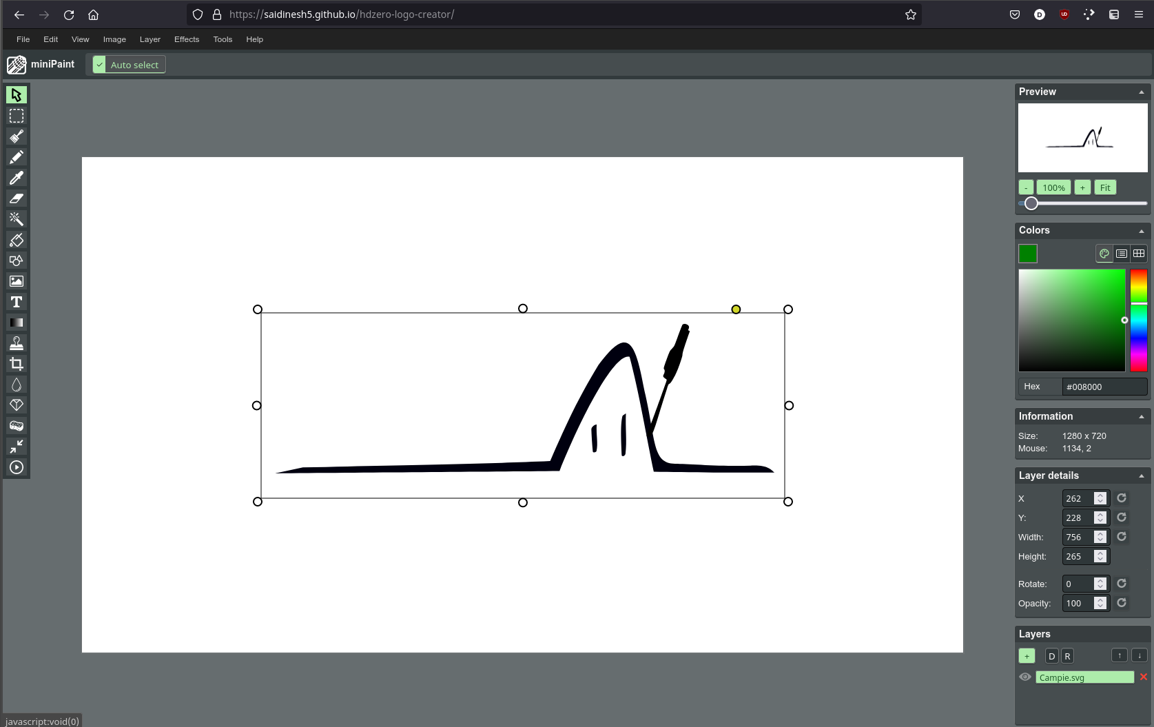 HDZero Logo Creator HDZero Logo Creator